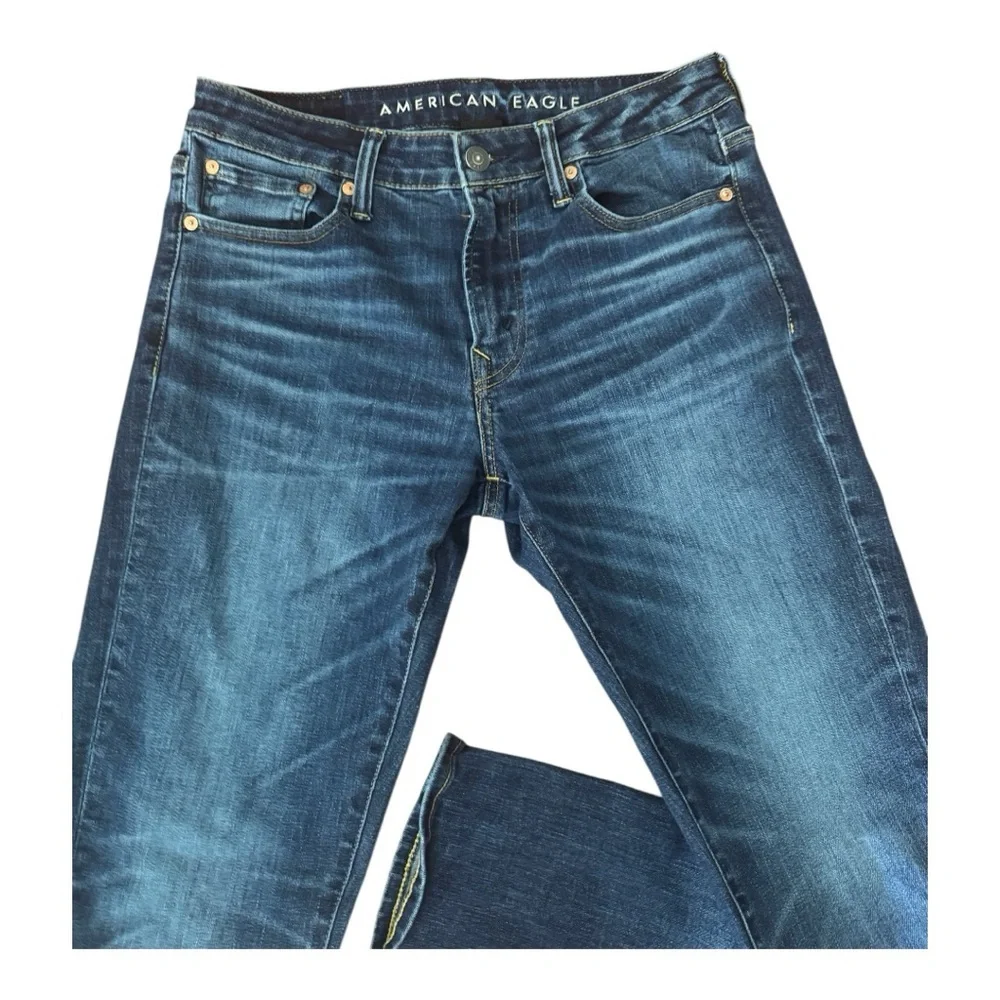 American Eagle Outfitters Men's Blue Slim Jeans